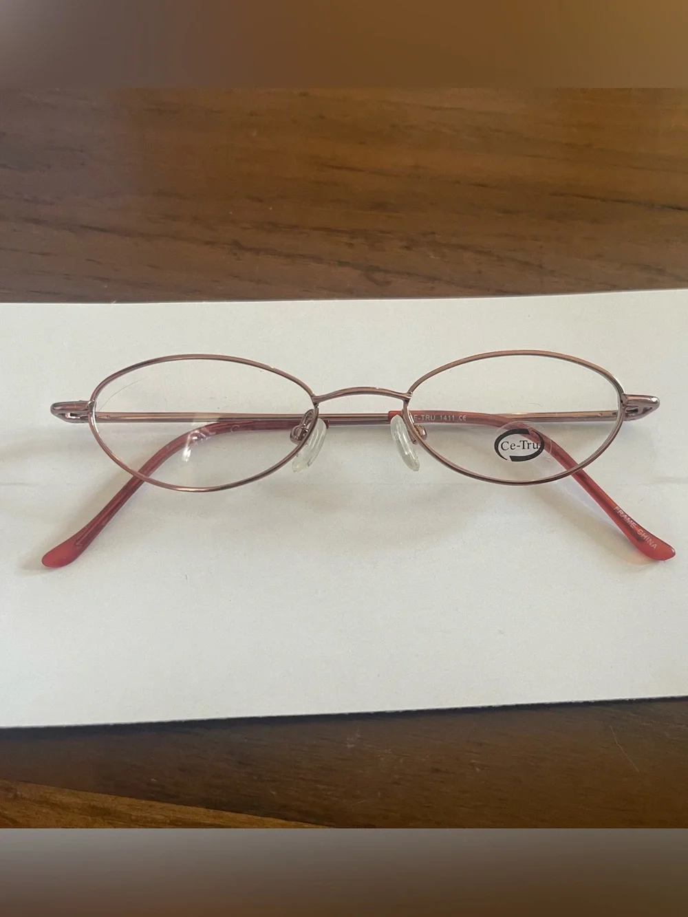 Oval Metal Frames in Violet - Glasses